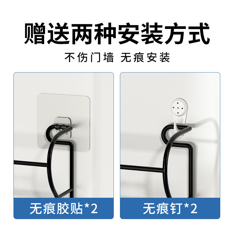 ドアの後ろに穴を開けずに靴を掛けるための壁掛け靴収納ラック、ドアの後ろに靴を掛けるための狭い靴収納ラック、ドアの上にスリッパラック|undefined