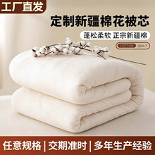 定制新疆棉花被芯纯棉被子工厂批发家用宿舍棉絮垫褥正宗棉被芯
