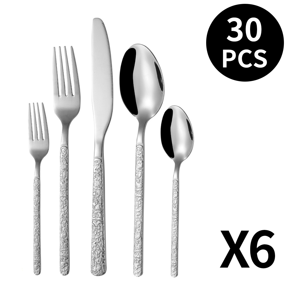 실버 30피스 세트 / 6인용