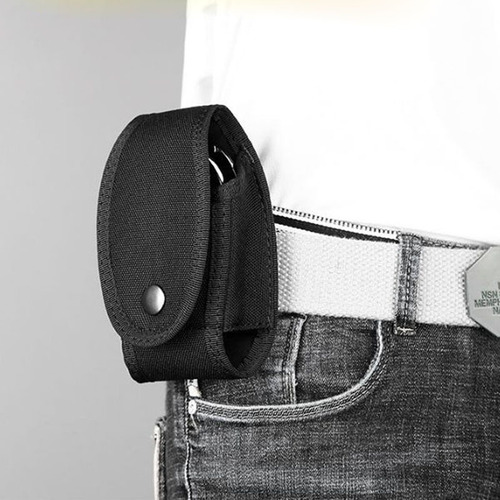 Tactical Universal Quick-Release Handcuff Pouch Outdoor Professional Sports Molle Hip Quick-Release Harness Movie Prop Handcuff Holder