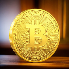 Bitcoin金貨BTCビットBクリエイティブコイン記念貨幣実物銀貨記念バッジプレゼントプレゼント玩具
