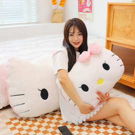 新款毛绒玩具kt猫公仔抱枕批发可爱儿童生日礼物女孩抱枕娃娃小猫