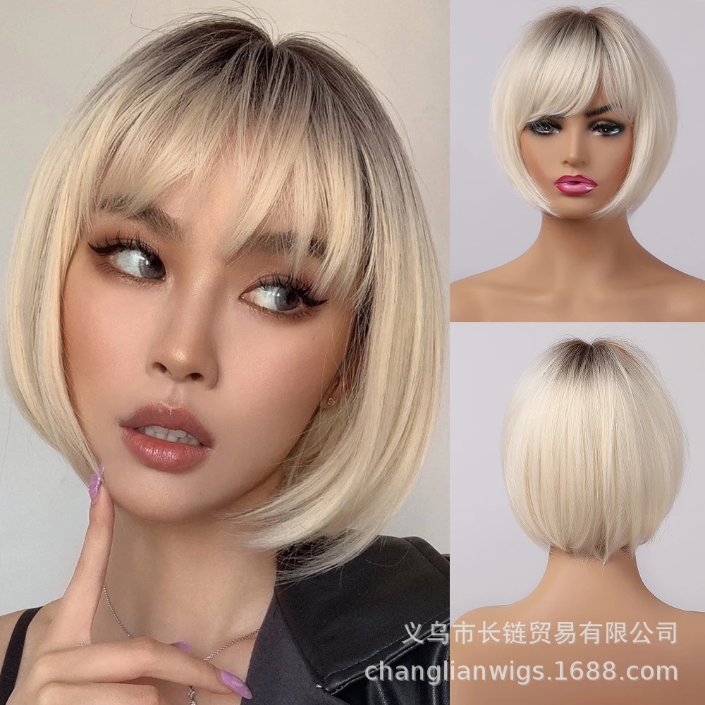 백금발 + 무료 헤어 네트