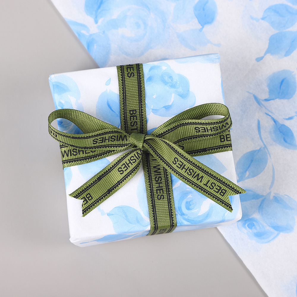 Spot engrosamiento pequeño papel de Sydney floral viento ins papel de regalo impresión impresión papel de copia papel de seda de color