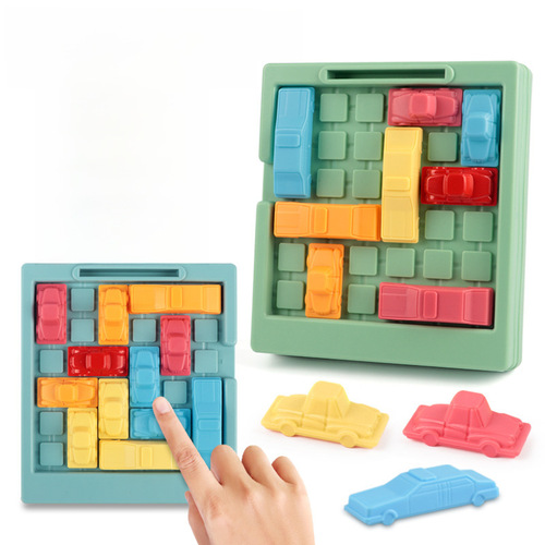 Cross-border Children Logic Challenge Desktop Game Series Car Challenge Game Toy DIY Educational Intelligence Toy