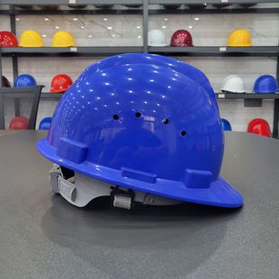 Safety Helmet Construction Site Abs National Standard Gb2811-2019 Breathable V-Shaped Engineering Construction Summer All-Season Helmet 988