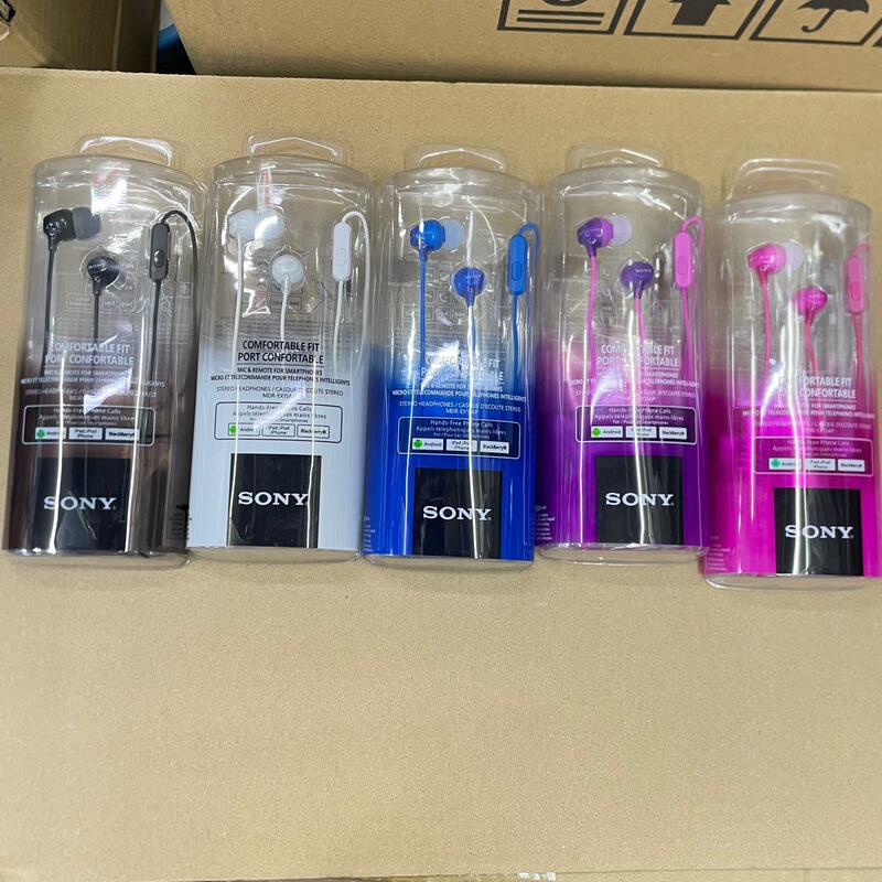 Suitable for Sony Mdr-Ex15Ap In-Ear Wired Headphones with Microphone and Subwoofer