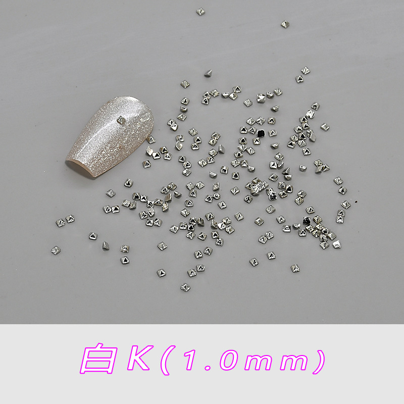 화이트 K1.0mm - 메탈 뾰족 사각 J114