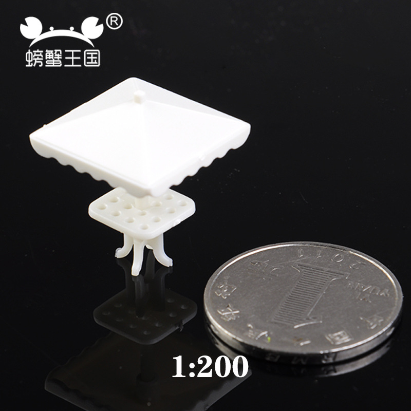 DIY material de mesa de arena modelo de escena modelo paraguas de sol paraguas de vacaciones paraguas de cafetería