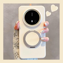 适用华为mate70pro手机壳纯色液态硅胶360支点mate60磁吸肤感保护