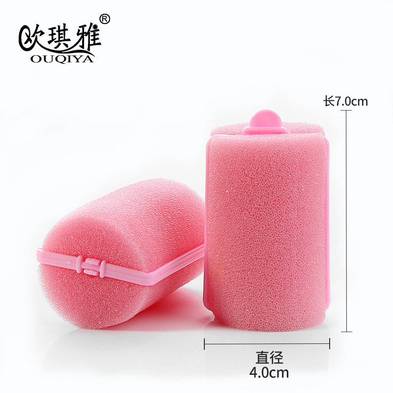 Rollo de pelo de nylon con dientes rollo de pelo esponja rollo de sueño