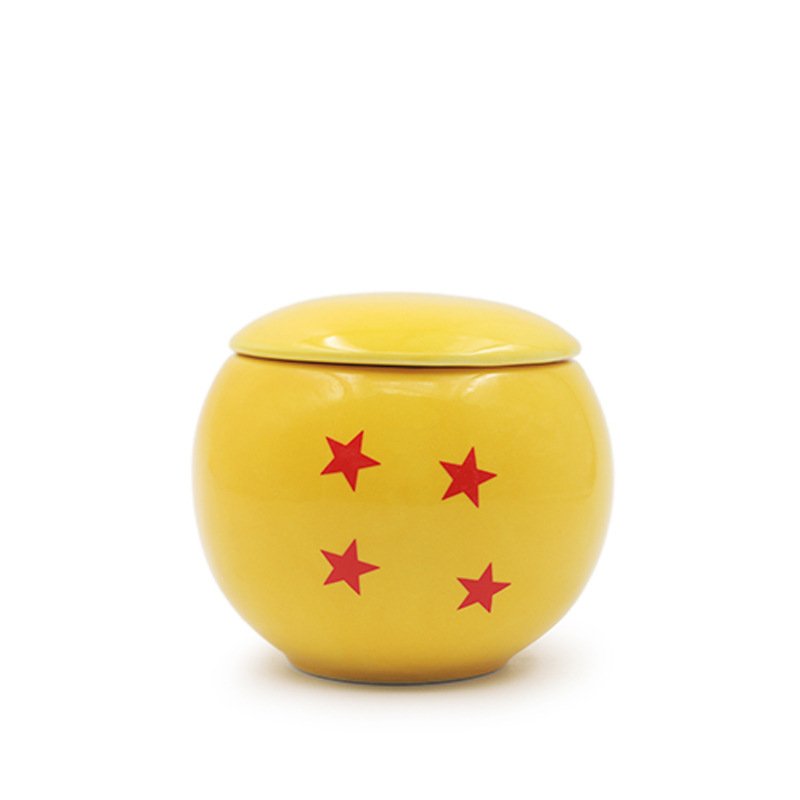 Cerámica siete tazas de bolas de dragón, dibujos animados creativos de Sun Wukong, tazas de dragón de cuatro estrellas, exportaciones transfronterizas