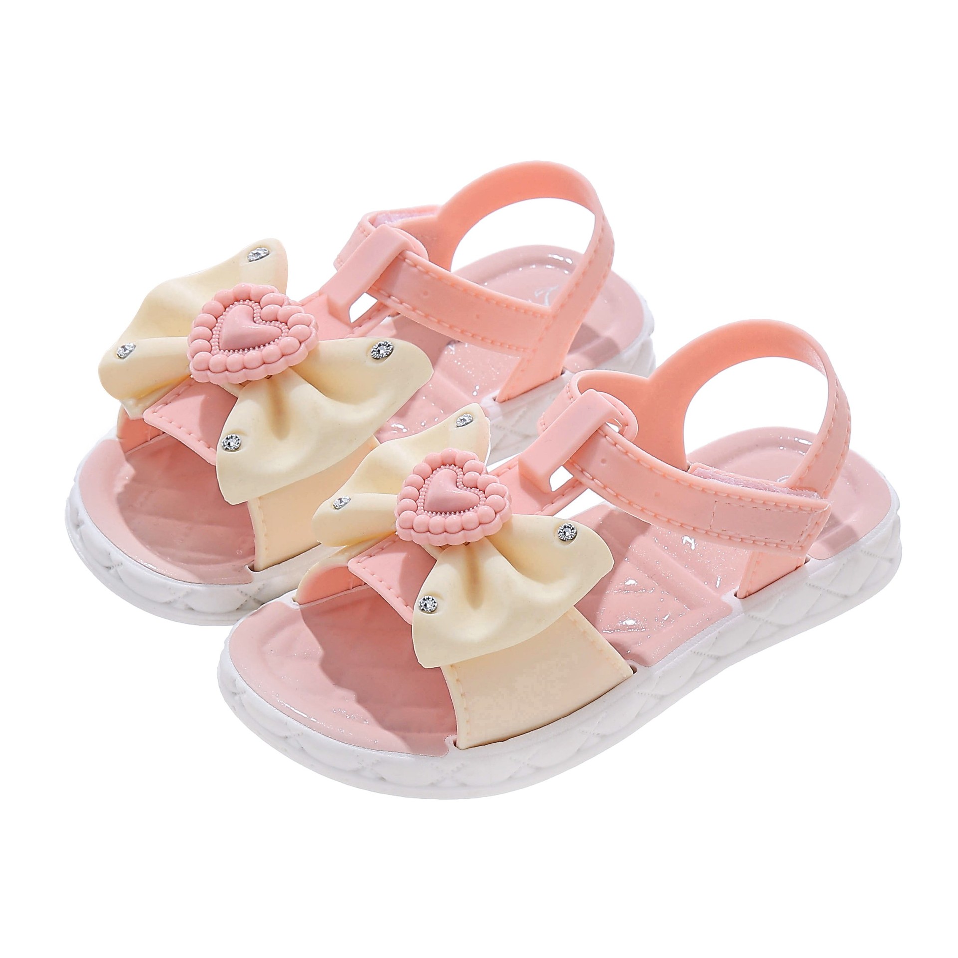 Sandalias de chicas pequeñas y medianas fábricas de niños grandes proveedores directos de exportación de comercio exterior PDD verano nuevas sandalias de princesa de chicas