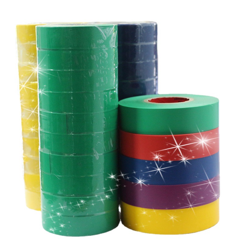 批发供应PVC 彩色绝缘加厚电工胶带 绝缘胶布 线束电线胶带