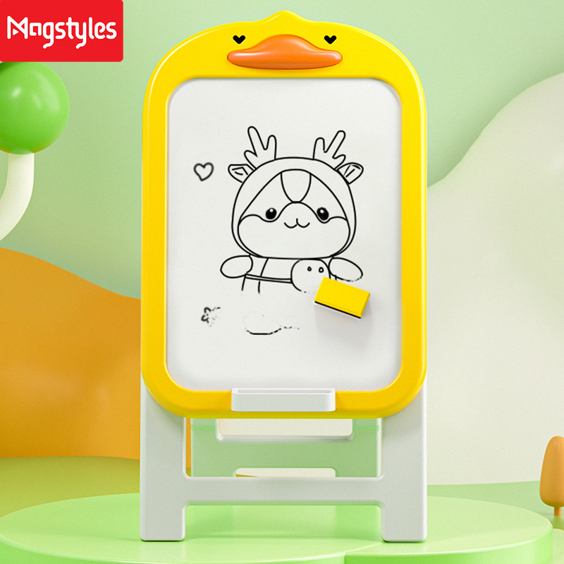 Graffiti magnético para niños plegable tablero de dibujo pequeño tablero de escritura borrable de succión magnética 1 a 6 años dibujo para niños entrega de pizarra pequeña