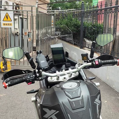 Motorcycle rearview mirror RX600 RX500 modified foldable