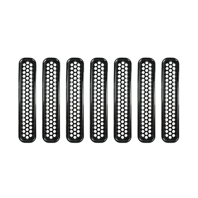 Suitable for 1999-2006 Tj Wrangler Center Grille Plug Round Hole Model Modified Off-Road Vehicle Accessories Wholesale Parts (Zhongwang) - tj-middle-mesh-plug-round-hole-type