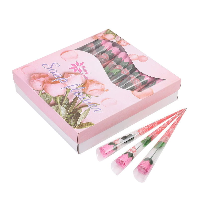 Ф floral-мыло, подарочная коробка с розой в форме цветка, оптом