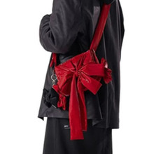 单肩包包女2024春季新款百搭高级感大容量彩色褶皱包斜挎蝴蝶结包