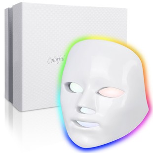 7-Color Light Mask Instrument Beauty Mask Mask Instrument Photon Rejuvenation Whitening Mask Home Led Light