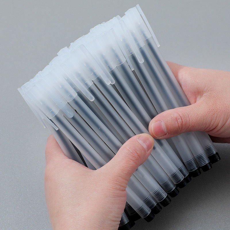 透明なつや消し無印風ゲルインクペン、シンプルで速乾性、学生文具、事務用品、試験や問題解きに特化した赤ペン|undefined