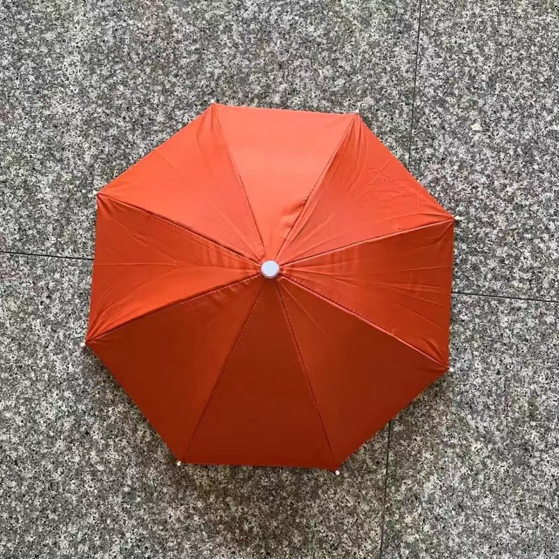 Sombrero-paraguas para niños, de plástico, para hogar, viajes o actividades al aire libre, venta directa de fábrica