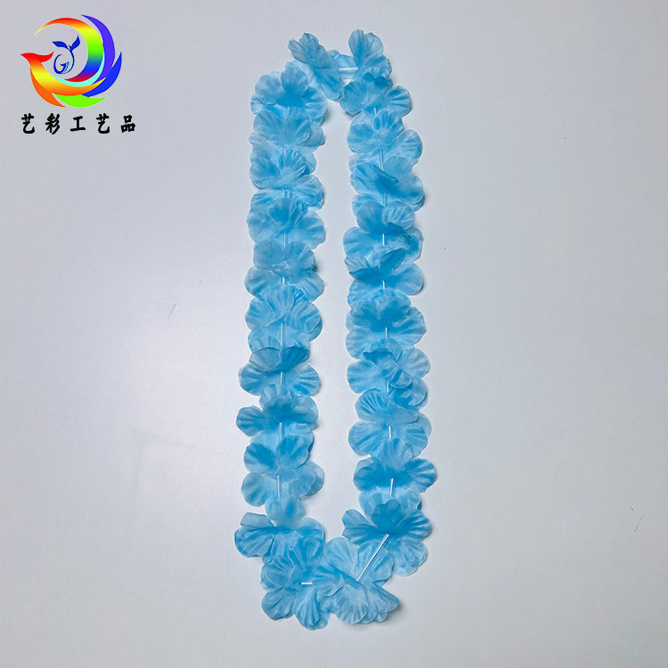 Serie de coronas de macarón 24 pares de pétalos de diámetro 6.5cm de longitud 100cm de tela de poliéster coronas de flores coloridas
