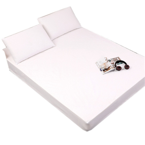 Cross-border Amazon US standard waterproof bedspread machine washable velvety solid color mattress cover urine barrier care pad