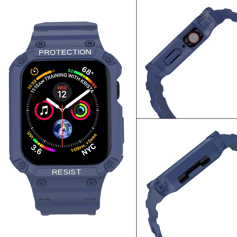 Подходит для Apple Watch Series 9/8/3/4/5/6/7/SE ремешок из TPU