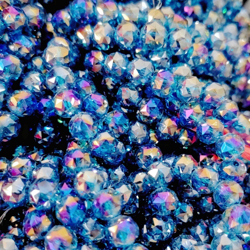 Mayorista 10mm cristal bola de flores galvanizado de alta temperatura abdiy bola de vidrio de colores pulseras collares pendientes accesorios de ropa