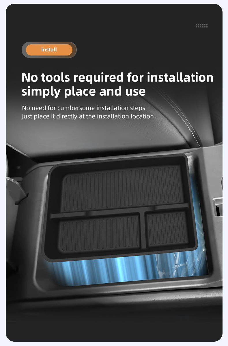 Suitable for 26 models of Nissan KICKS right-hand drive vehicles, center console armrest box storage box, car accessories and modification parts