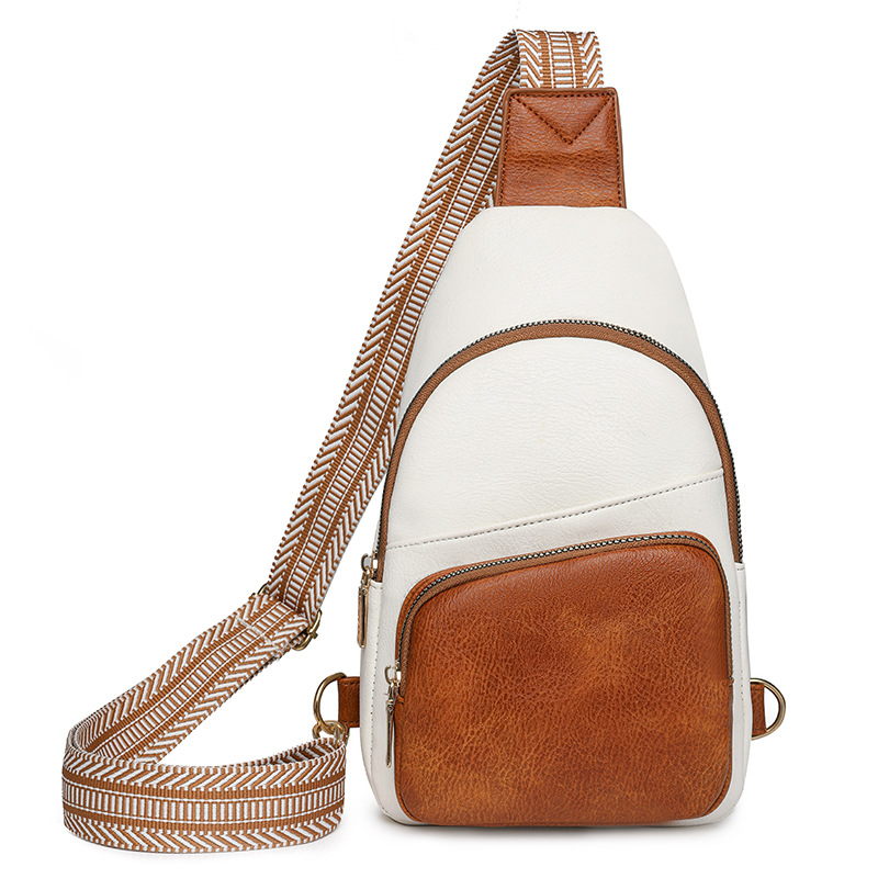 2024 New Korean Edition Versatile Fashion Single Cross Shoulder Backpack Casual Chest Women's Small Bag_voghion.com