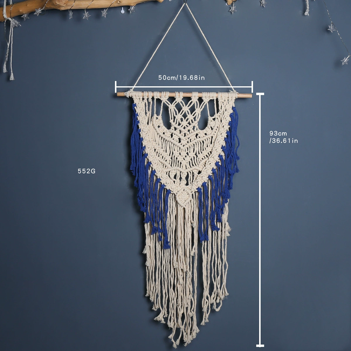 Плетёная настенная гобелен, DIY, бохо стиль