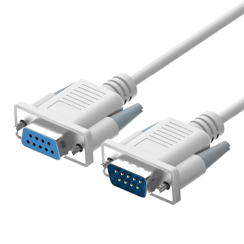 9针串口线rs232线com线db9公对母延长连接直连交叉数据线3/5米10m