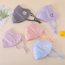 儿童口罩秋冬季纯棉男女童卡通可爱婴幼儿宝宝防风保暖透气可水洗