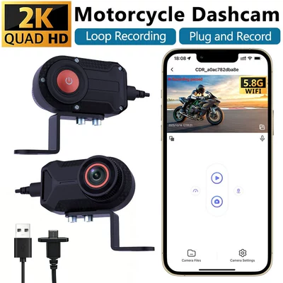Cross-Border Motorcycle Electric Vehicle Bicycle Recorder High-Definition Waterproof Driving Recorder Wifi Mobile Phone Camera