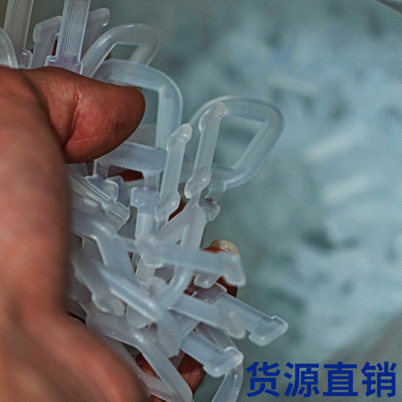 Plastic Packing Buckle, Transparent Buckle, Manual Packaging Strap, Plastic Hand-Pull Buckle, Anti-Slip Herringbone Plastic Buckle for Carton Packing