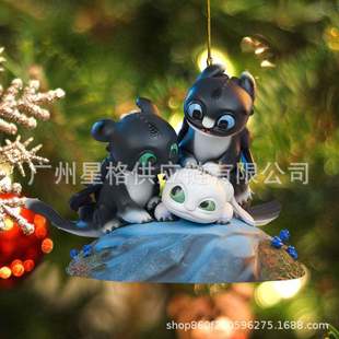 How to Train Your Dragon Christmas Ornaments龙圣诞装饰品-阿里巴巴