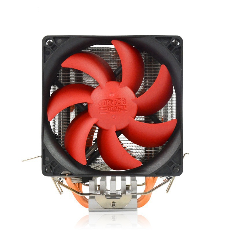 超频三 红海10静音版 (多平台) 台式电脑主机CPU散热器 单风扇