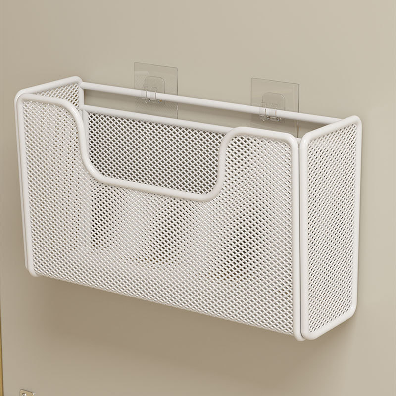 Kitchen Cabinet Door Storage Box Wall Hanging Punch-free Cabinet Film Hanging Rack Bathroom Toilet Refrigerator Rack