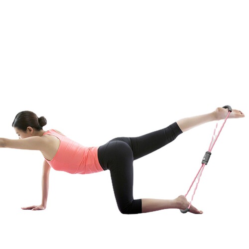8-figure tension rope for women, 8-figure tensioner, elastic rope, home fitness yoga ring, open shoulders, beautiful back, stretch and slimming
