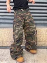 F 65830 Camouflage cargo flared jeans �Բʹ�װ΢��ţ�п�