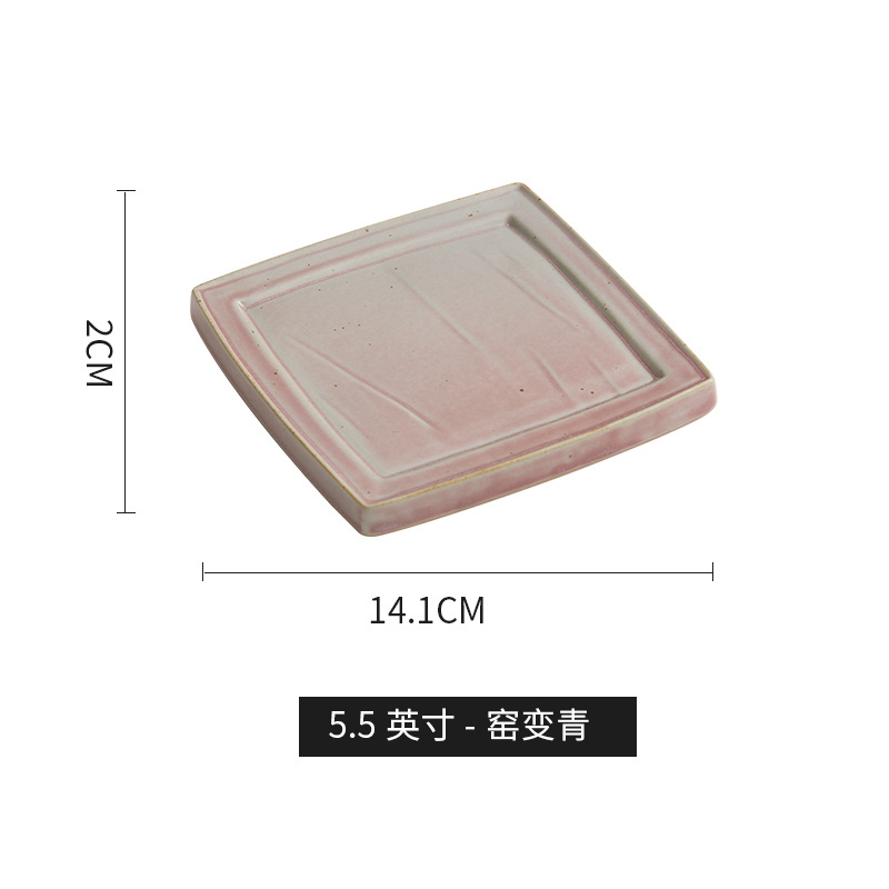 Plato de carne de cerámica europea plato de bocadillos de estilo occidental platos de platos de sushi platos de postres platos de fruta de restaurante