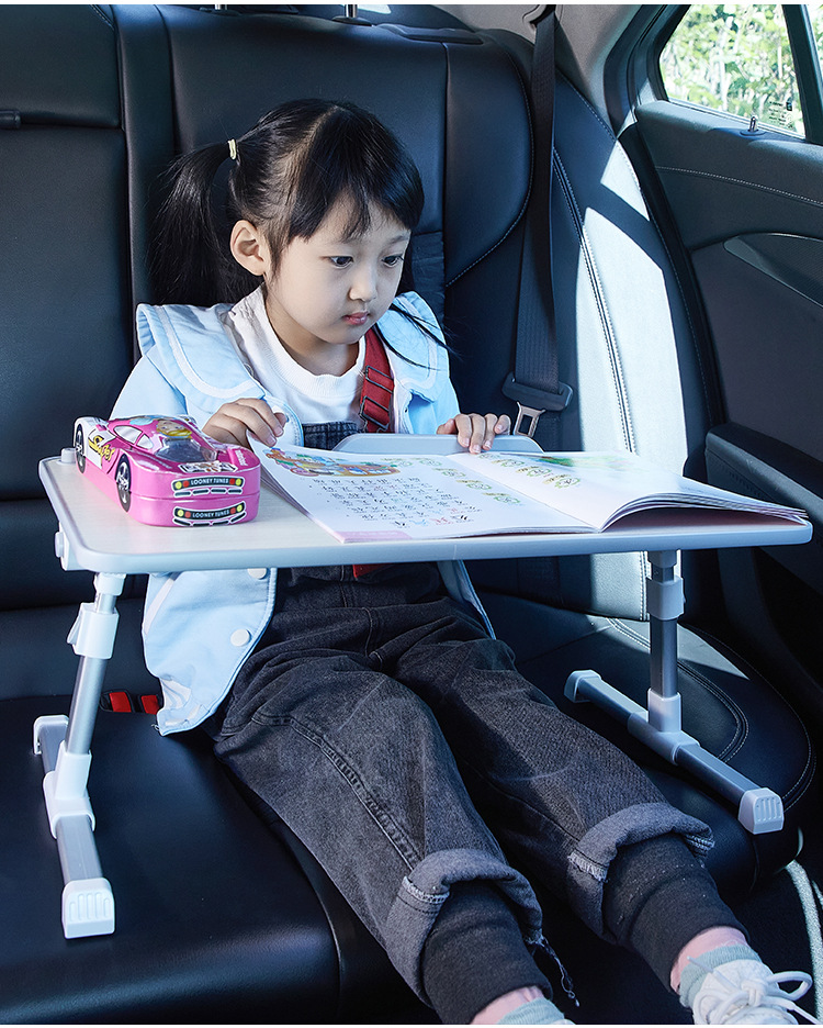 Car-Mounted Small Table Board, Car Reading and Learning Table, Foldable Portable Car Table Board for the Back Seat, Small Table for the Rear of the Car