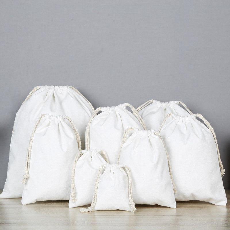 单肩购物袋帆布包批发广告宣传棉布袋空白束口帆布袋logo学生ins