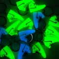 1 generation luminous more than 40 color mix (single key chain)