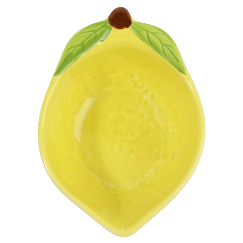 Frutas y verduras de cerámica creativas caseras platos de inmersión condimentos bocadillos de frutas y verduras