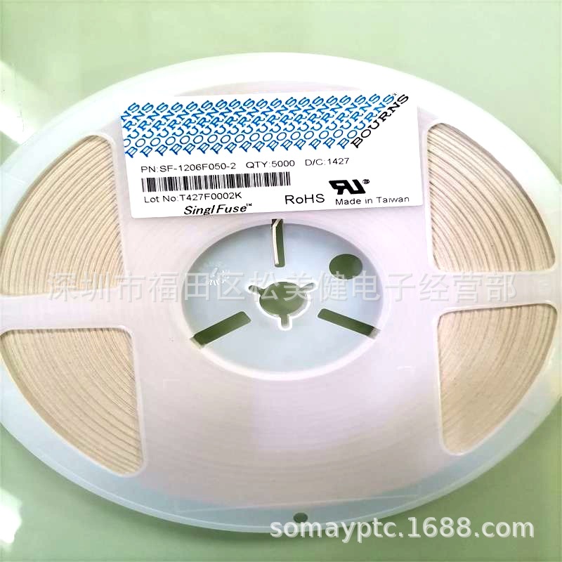 SF-1206F050-2 进口伯恩斯 自恢复保险1206  0.5A