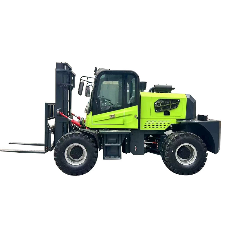 Внедорожный вилочный погрузчик с полным приводом, многофункциональный интегрированный шарнирно-сочлененный 3-тонный 5-тонный дизельный грузовик, вездеход