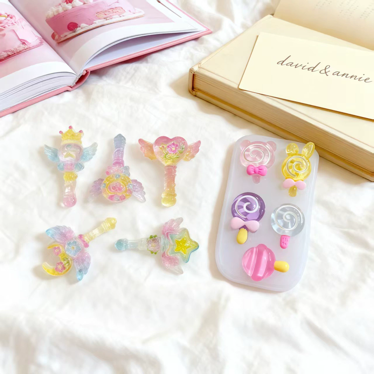 Cute small fondant, silicone mold, DIY